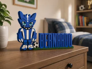 Draco FCP - Letreiro com nome personalizável 