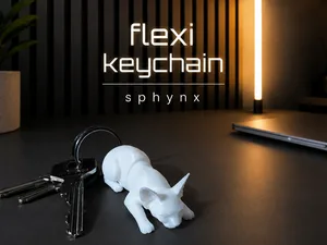 Flexi keychain Sphynx