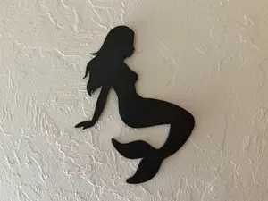 Mermaid Outline Wall Decor