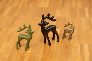 Stylish Reindeer Family – Christmas Decoration