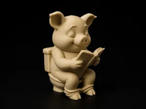 Toilet Pig - Figurine