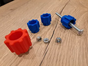 adaptateur boulon tête hexagonnale clé de 10