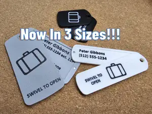 Luggage Tag - Swivel Privacy Luggage Tag