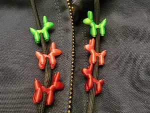 Balloon Dog Drawstring Beads