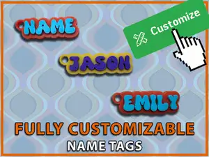 Funky 70s Disco Font Custom Keychain Generator