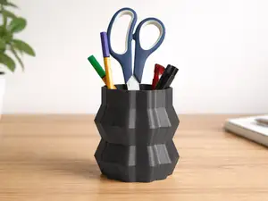 Wavy Pen Holder | Office Desk Organizer