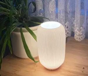 Tall Ribbed shade for Bambu Lamp Kit 001