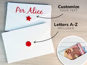 Gift Envelope, for letters or money, CUSTOM TEXT!