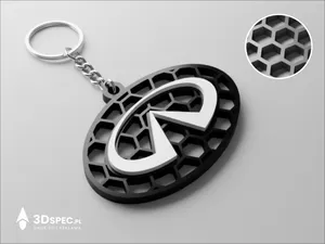 Infiniti logo keychain