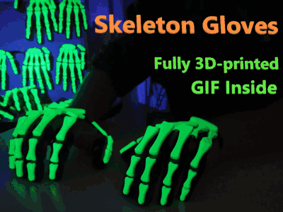Skeleton Gloves