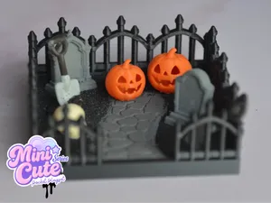 Haunted Corner #4 - Pumpkin Graveyard 