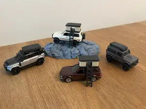 roof tent 1/64 scale car diorama offroad adventure