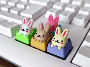 Bunny easter egg keycap - mechanical keyboard
