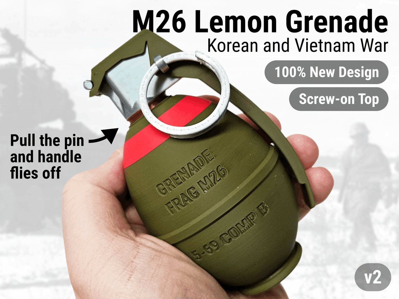 M26 Lemon Grenade | 100% New Design (v2)