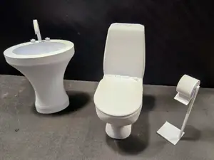 Doll Bathroom Set 1/6 Playscale
