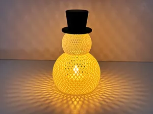 Meshed Snowman (Tealight)