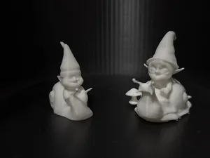 4 Gnome garden Snail riders 
