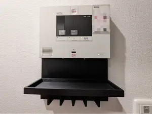 Intercom mounted Key rack with tray