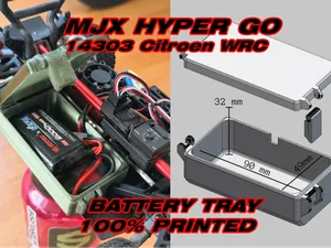 MJX 14303 Citroen Battery Tray - 100% Printed