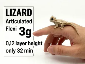 3g Ultra-Light Flexi Horned Lizard