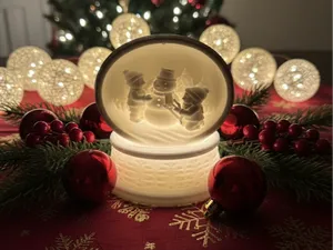 Snowman Snow Globe – Joy of Winter Days