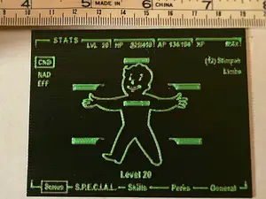 Pipboy Screen for 3000 Mk IV