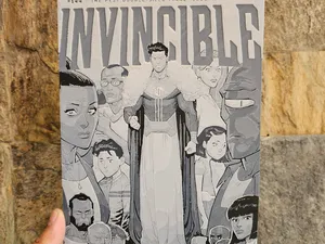 Invincible #144 Comic Cover BlackandWhite Hueforge