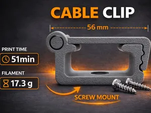 Schreibtisch - Kabelclip - Kabelmanagement