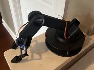 4 DOF Robotic Arm (SG90, MG996R, Arduino)