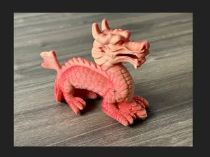 Chinese Dragon Figurine Guardian of Fortune
