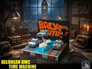Back to the Future Diorama