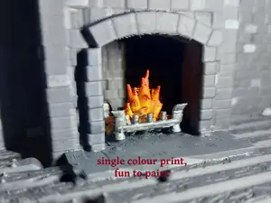 DnD Fire Basket - D&D Scatter - Inn Scenery