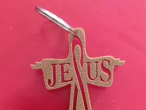 jesus keychain