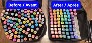 For 30-80-100-120-168 alcohol markers organizer