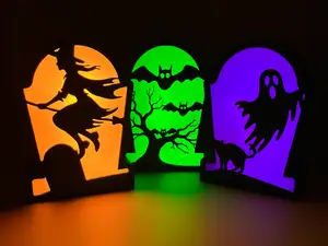 Halloween Tombstone Light Box Set, Lantern