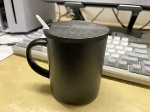 THERMOS mug lid with spoon opening