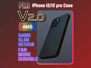 V2 PLA iphone 12/12 pro ultra slim case AMS