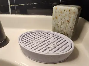 Bathroom Soap Dish (Cat Pattern)