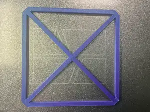 Orthogonal test model / squareness test