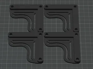 Supporto a parete per specchio - minimal e sicuro