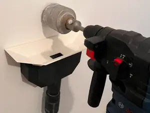 Bohrstaubabsaugung mit Vakuum-Effekt (Air-Tip)