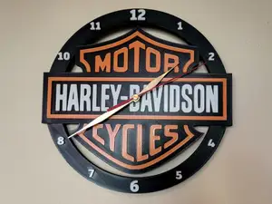 Harley Davidson Clock