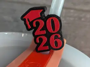 2026 Graduation Straw Topper for Stanley