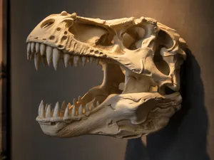 Cabeza T-Rex Esqueleto