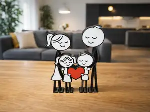Family Figurines “Heart” (Multiple Versions)
