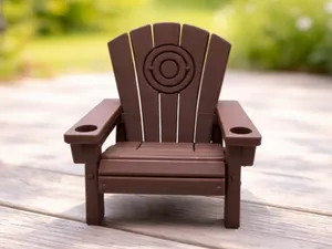 Mini Gartenstuhl Relax Thron mit Becherhalter