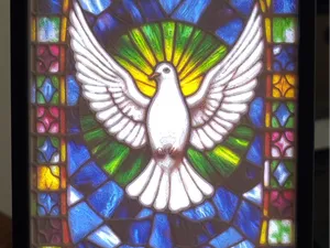 Stained Glass Dove