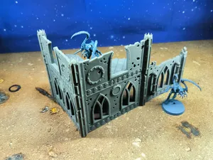 Decors gothique WTC ruines wargame