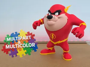 Taz as Flash / Multicolor