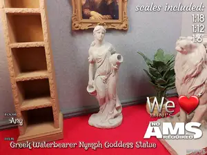 WLM - Greek Waterbearer Nymph Goddess Statue